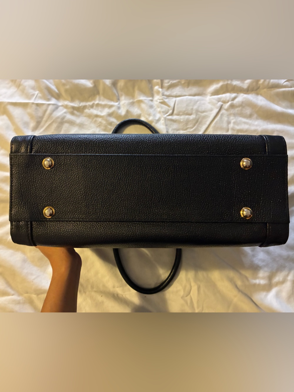 Vintage Yves Saint Laurent Black Leather Tote - Picture 3 of 11